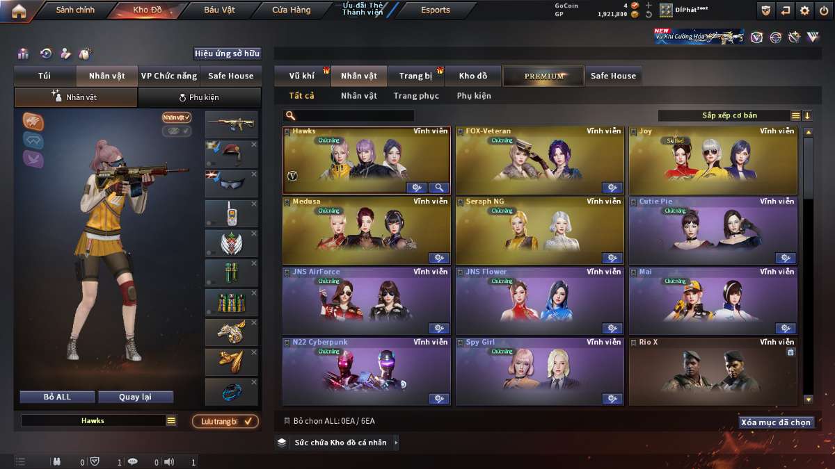 shop acc cf uy tin gia re